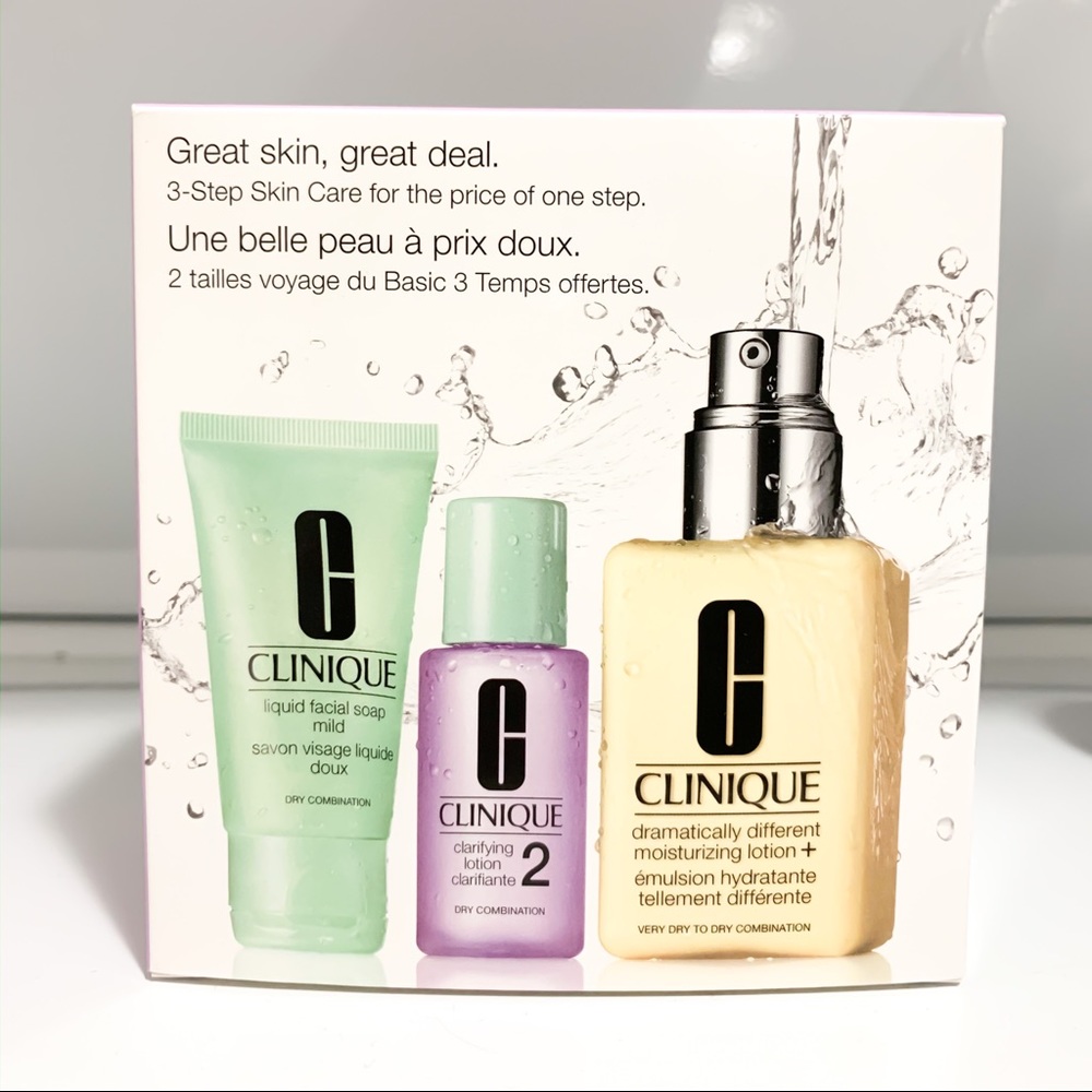 Clinique Skincare Set (for dry/combination skin)